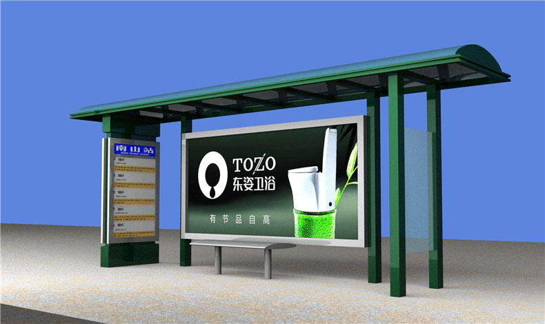 公交站臺(tái)棚的常用材料