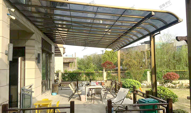 一樓門廳雨棚一定要用這種雨棚來(lái)做！至尊卡爾