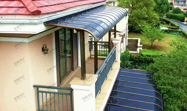 別墅雨棚現在流行這么做，快看這套別墅雨棚圖片大全