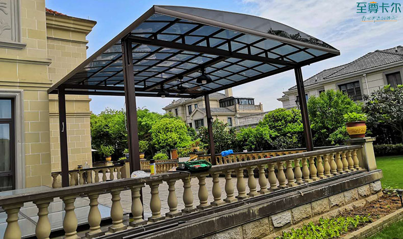 濟南章丘雨棚制作安裝廠家？陽臺遮陽棚圖片大全？